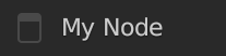 Screenshot of a node entry in the Node Pantry, with a plain grey icon.